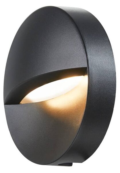 SLV 1002868 Downunder Out, kulaté venkovní svítidlo na stěnu, LED 4,5W 3000K, antracid, průměr 14cm, IP65