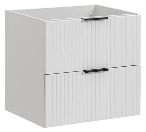 COMAD Závěsná skříňka pod umyvadlo - ADEL 82-60 white, šířka 60 cm, matná bílá/matná šedá