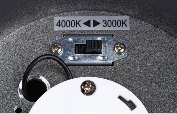 SLV 1003427 Enola Round M, venkovní stropní svítidlo, LED 10W 3000/4000K, antracit, průměr 10cm, IP65