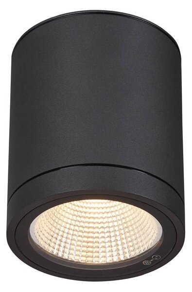 SLV 1003427 Enola Round M, venkovní stropní svítidlo, LED 10W 3000/4000K, antracit, průměr 10cm, IP65