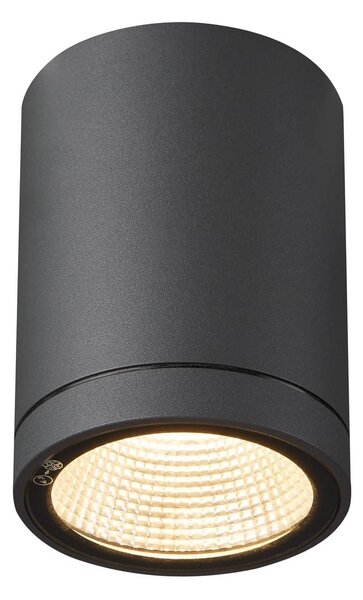 SLV 1003426 Enola Round S, venkovní stropní svítidlo, LED 9W 3000/4000K, antracit, průměr 8,4cm, IP65