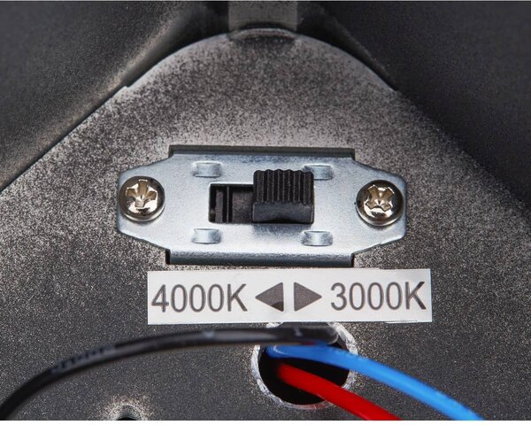 SLV 1003421 Enola Square M, venkovní stropní svítidlo, LED 10W 3000/4000K, antracit, rozměr 10x10cm, IP65
