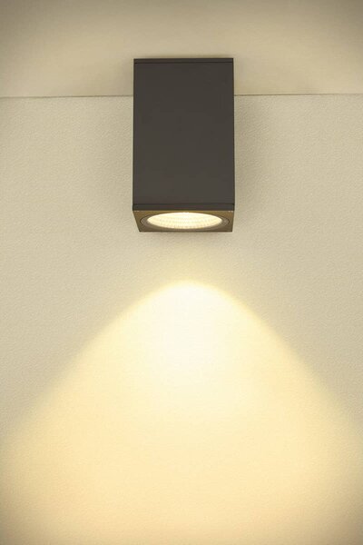 SLV 1003439 Enola Square L, venkovní stropní svítidlo, LED 35W 3000/4000K, antracit, rozměr 14x14cm, IP65