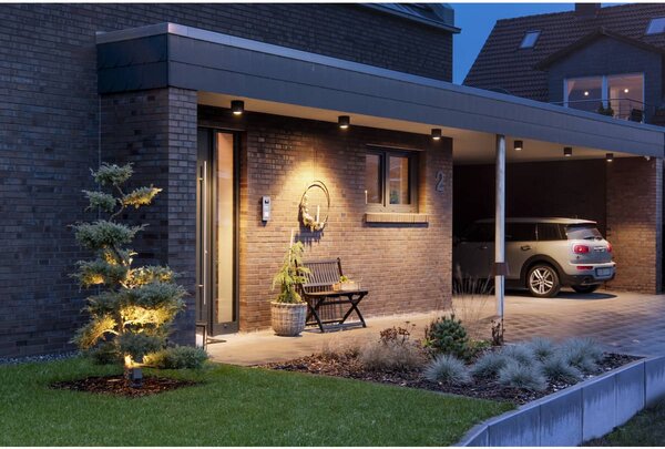 SLV 1003421 Enola Square M, venkovní stropní svítidlo, LED 10W 3000/4000K, antracit, rozměr 10x10cm, IP65