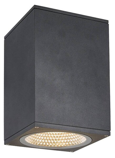 SLV 1003439 Enola Square L, venkovní stropní svítidlo, LED 35W 3000/4000K, antracit, rozměr 14x14cm, IP65