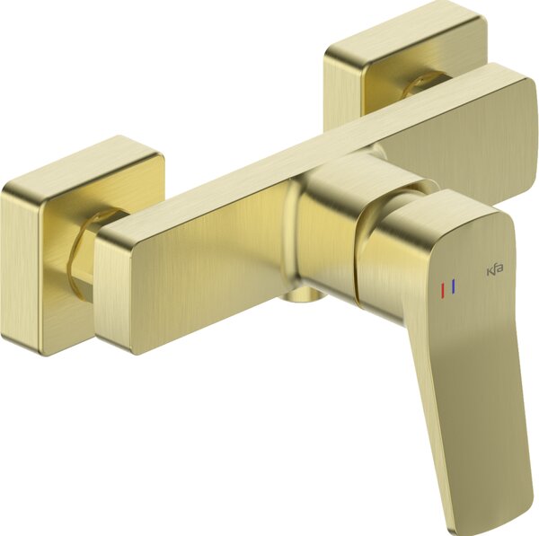 KFA Armatura Malaga Brushed Light Gold sprchová baterie nastěnná zlatá 4526-010-31
