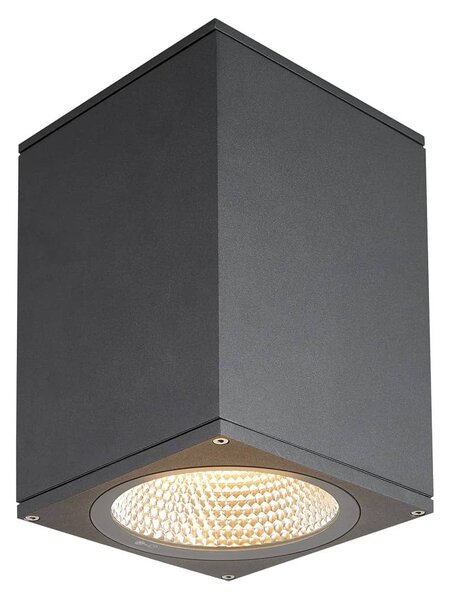 SLV 1003439 Enola Square L, venkovní stropní svítidlo, LED 35W 3000/4000K, antracit, rozměr 14x14cm, IP65