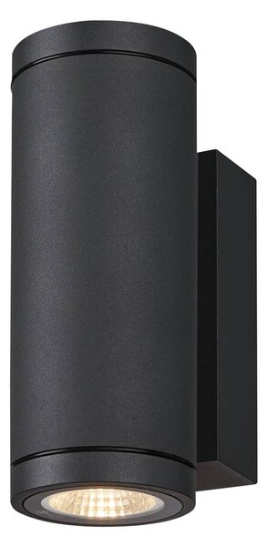 SLV 1003424 Enola Round Up/Down S, venkovní nástěnné svítidlo, LED 7W 3000/4000K, antracit, výška 18cm, IP65
