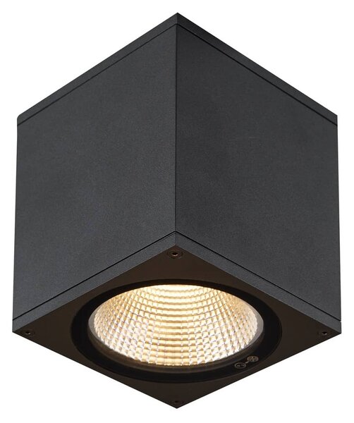 SLV 1003421 Enola Square M, venkovní stropní svítidlo, LED 10W 3000/4000K, antracit, rozměr 10x10cm, IP65