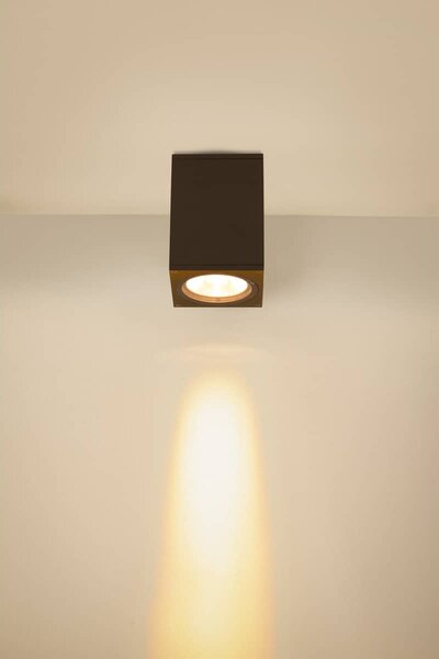 SLV 1003421 Enola Square M, venkovní stropní svítidlo, LED 10W 3000/4000K, antracit, rozměr 10x10cm, IP65