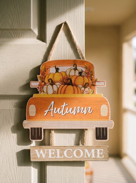 Sinsay - Nástěnná dekorace – auto s nápisem „Autumn Welcome” - vícebarevná