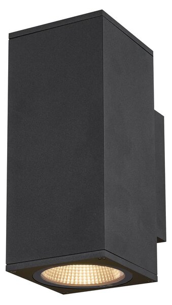 SLV 1003419 Enola Square Up/Down M, venkovní nástěnné svítidlo, LED 19W 3000/4000K, antracit, výška 23cm, IP65