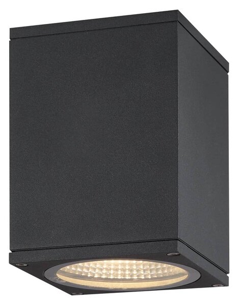 SLV 1003420 Enola Square S, venkovní stropní svítidlo, LED 9W 3000/4000K, antracit, rozměr 8,6x8,6cm, IP65
