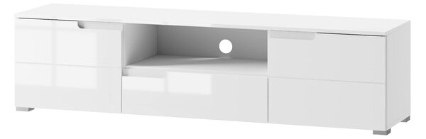 TV stolek/skříňka Sallosa 9 (bílá + lesk bílý). 1068214