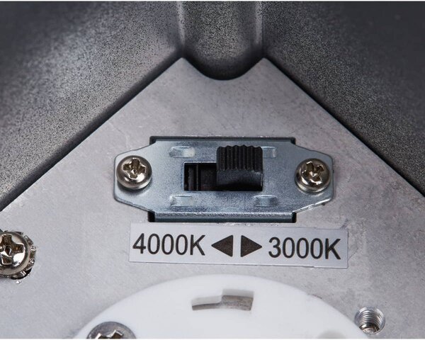 SLV 1003420 Enola Square S, venkovní stropní svítidlo, LED 9W 3000/4000K, antracit, rozměr 8,6x8,6cm, IP65