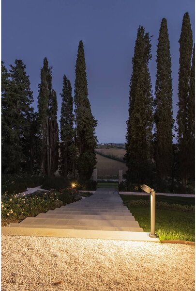 SLV 1002907 Eskina Pole, venkovní stmívatelná stojací lampa, LED 14,5W 3000/4000K, antracit, výška 80cm, IP65