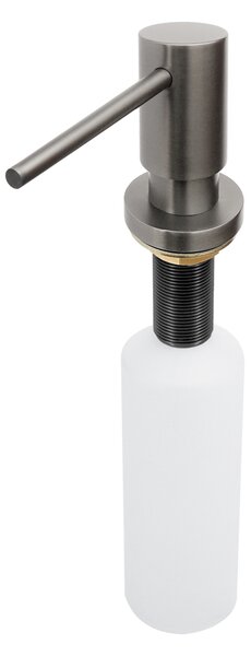 Nimco vestavěný dávkovač saponátu, mýdla, gun metal 35 mm UNC UNQ 4031V-91