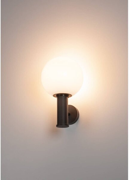 SLV 1002002 Gloo Pure, venkovní nástěné svítidlo, 1x E27 max 23W, antracit, průměr 20cm, IP44