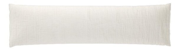 Livarno® Mušelínový potah na polštář pro spánek na boku, 40 x 145 cm (bílá) (100408853005)