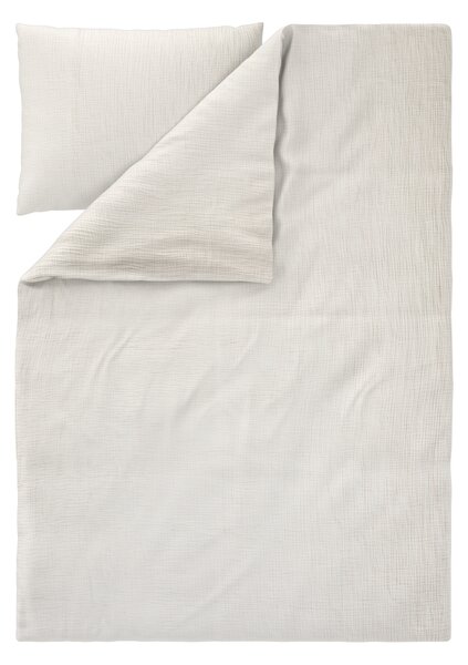 Livarno® Mušelínové ložní povlečení, 140 x 200 cm, 70 x 90 cm (krémová) (100408999005)