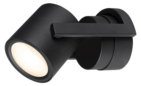 SLV 1004664 Oculus, černé nástěnné/stropní svítidlo, LED 10,5W 2000-3000K, průměr 9cm