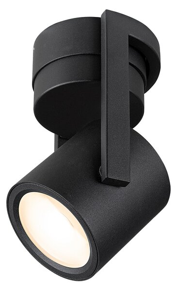 SLV 1004664 Oculus, černé nástěnné/stropní svítidlo, LED 10,5W 2000-3000K, průměr 9cm
