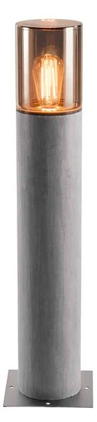 SLV 1000666 Lisenne Pole 70, sloupkové svítidlo z čediče a skla, 1x E27, výška 70cm, IP54