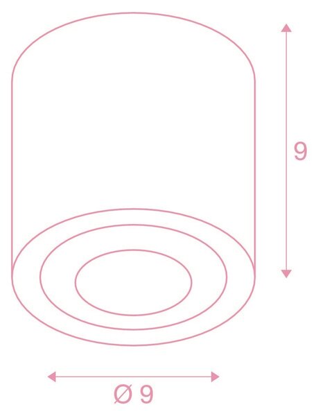 SLV 1004666 Oculus, černé stropní svítidlo LED 10,5W 2000-3000K, průměr 9cm