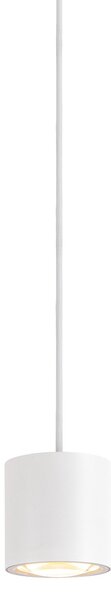 SLV 1004673 Oculus, bílé závěsné svítidlo, LED 10,5W 2000-3000K, délka 250cm, bez rozety