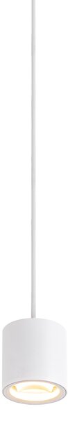 SLV 1004673 Oculus, bílé závěsné svítidlo, LED 10,5W 2000-3000K, délka 250cm, bez rozety