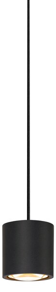 SLV 1004672 Oculus, černé závěsné svítidlo, LED 10,5W 2000-3000K, délka 250cm, bez rozety