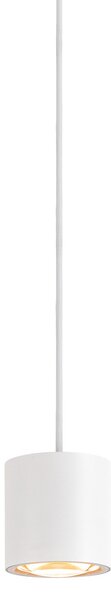 SLV 1004673 Oculus, bílé závěsné svítidlo, LED 10,5W 2000-3000K, délka 250cm, bez rozety