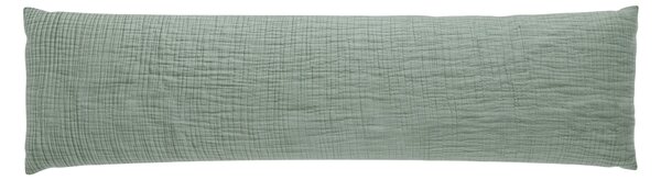 Livarno® Mušelínový potah na polštář pro spánek na boku, 40 x 145 cm (zelená) (100408853001)