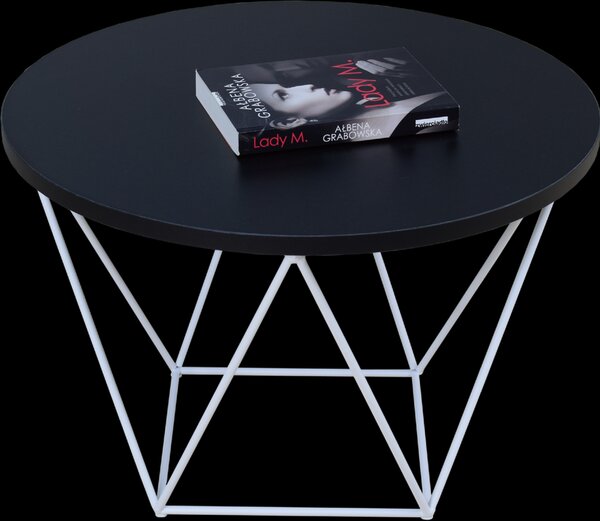 ADRK Furniture Konferenční stolek LIAM CT-LIA-W-B