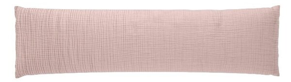 Livarno® Mušelínový potah na polštář pro spánek na boku, 40 x 145 cm (světle růžová) (100408853003)