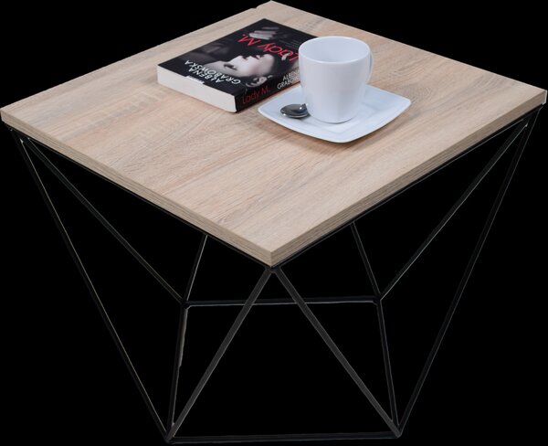 ADRK Furniture Konferenční stolek DIANA 50x50 CT-DIA-B-S