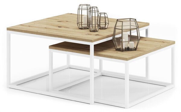 ADRK Furniture Konferenční stolek 2v1 KAMA CT-KAM-W-A