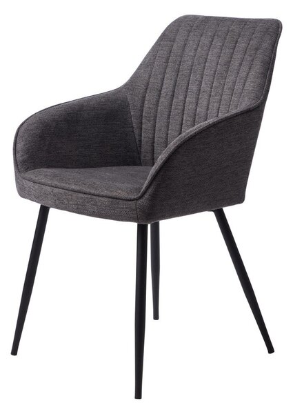Tmavě šedá jídelní židle Nolan – Unique Furniture