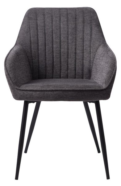 Tmavě šedá jídelní židle Nolan – Unique Furniture