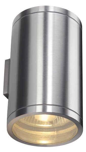 SLV 1000334 Rox Up/Down, venkovní nástěnné svítidlo, 2x GU10 ES111 max 100W, kartáčovaný hliník, výška 20,5cm, IP44