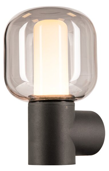 SLV 1004678 Ovalisk, venkovní nástěnné svítidlo, LED 9W 3000/4000K, antracit, výška 28cm, IP65