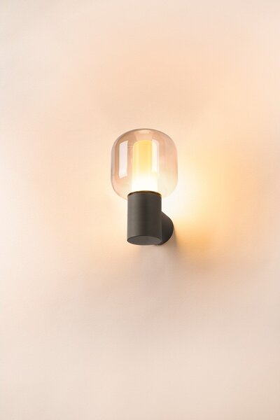 SLV 1004678 Ovalisk, venkovní nástěnné svítidlo, LED 9W 3000/4000K, antracit, výška 28cm, IP65