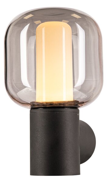 SLV 1004678 Ovalisk, venkovní nástěnné svítidlo, LED 9W 3000/4000K, antracit, výška 28cm, IP65