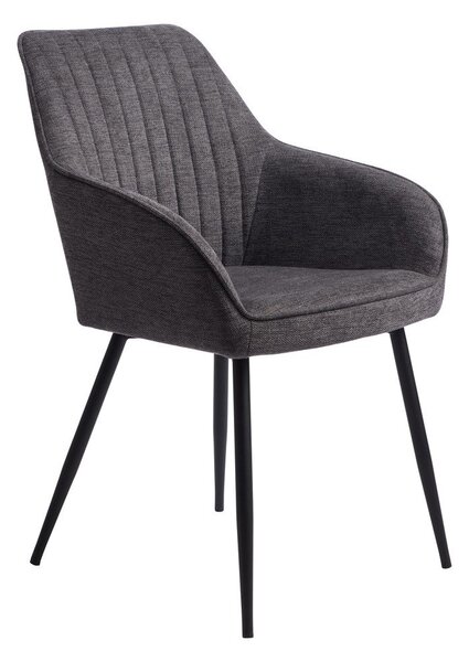 Tmavě šedá jídelní židle Nolan – Unique Furniture