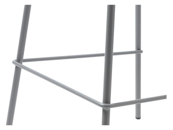 Šedá plastová barová židle (výška sedáku 67,5 cm) Whitby – Unique Furniture