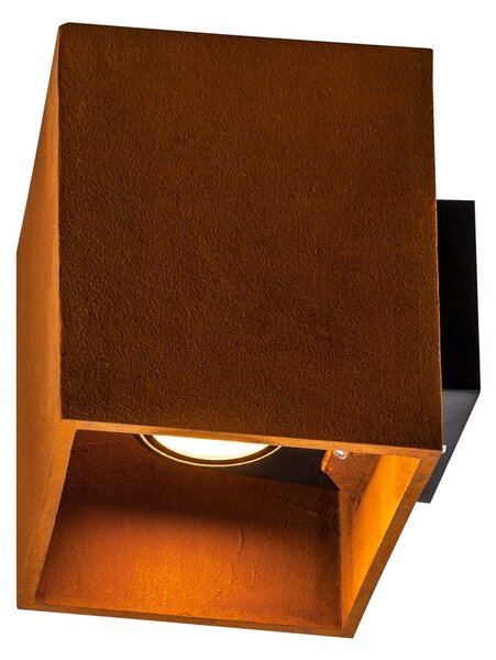 SLV 1004650 Rusty Up/Down, venkovní nástěnné svítidlo, LED 14W 3000/4000K, rezavé, výška 16cm, IP65