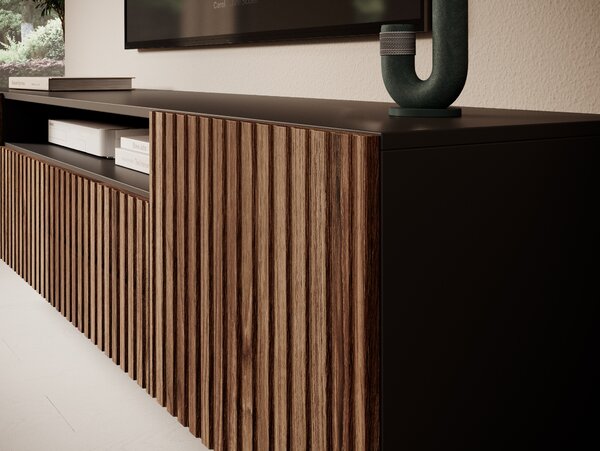 ADRK Furniture Šatní skříň RTV Miro na zavěšení RTV-MIR-BK