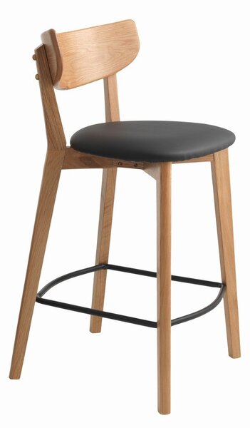 Barová židle z dubového dřeva Unique Furniture Pero