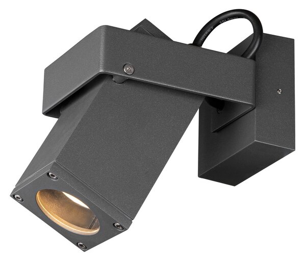SLV 1004653 Theo Bracket, venkovní nástěnné svítidlo, 1x GU10, antracit, IP65