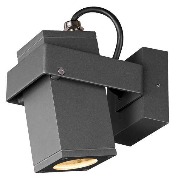 SLV 1004653 Theo Bracket, venkovní nástěnné svítidlo, 1x GU10, antracit, IP65